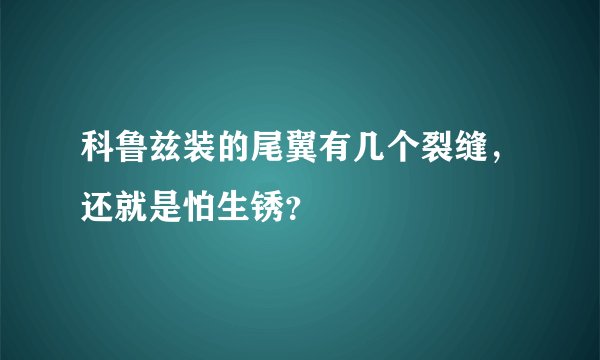 科鲁兹装的尾翼有几个裂缝，还就是怕生锈？
