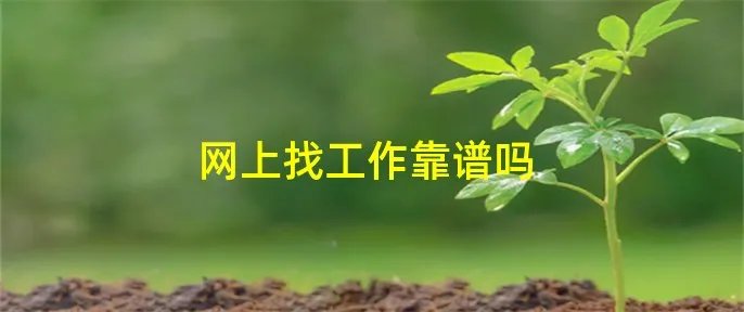 网上找工作靠谱吗
