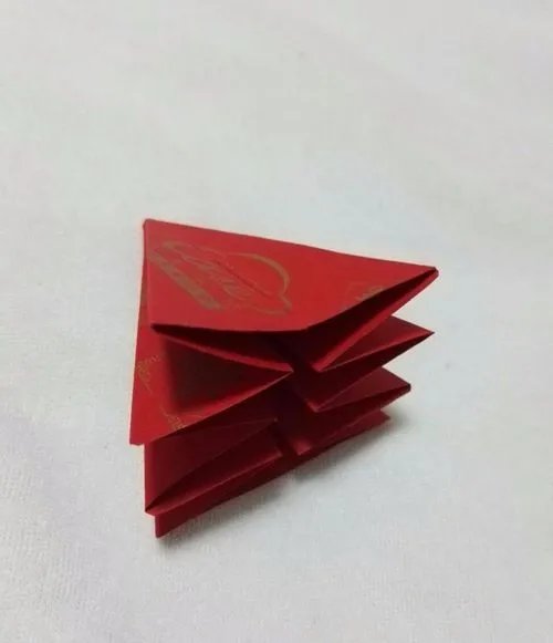 太阳花的折法,花朵的折法