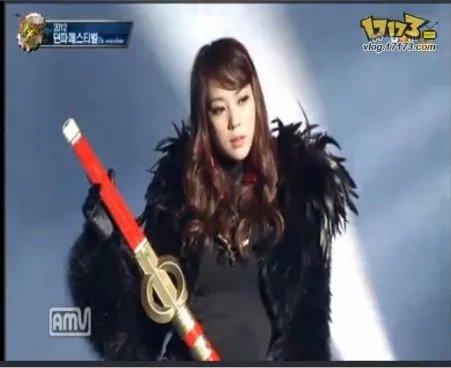 求张DNF女鬼剑发布会真人女鬼剑COS图片