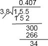 列竖式计算．1.06×353.8×0.53（得数保留两位小数）5.98÷0.231.55÷3.8（得数保留一位小数）