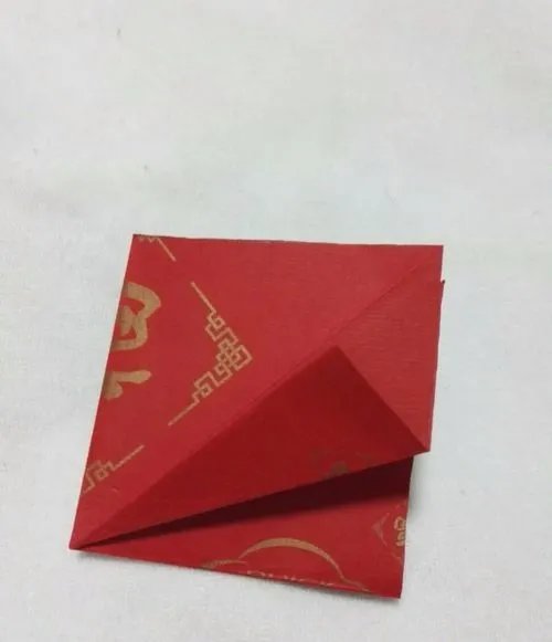 太阳花的折法,花朵的折法