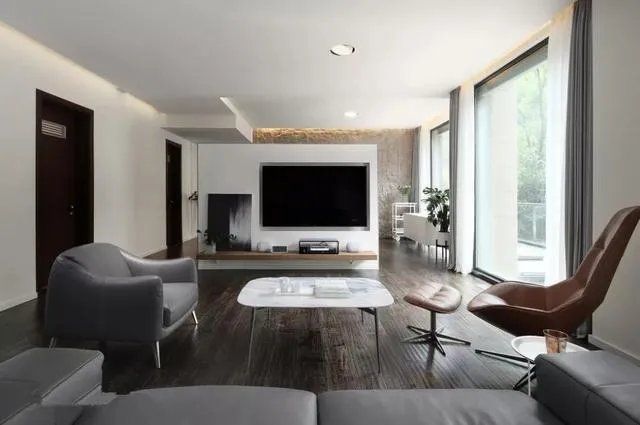 现代简约风格的电视背景墙！