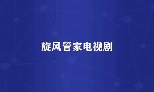 旋风管家电视剧