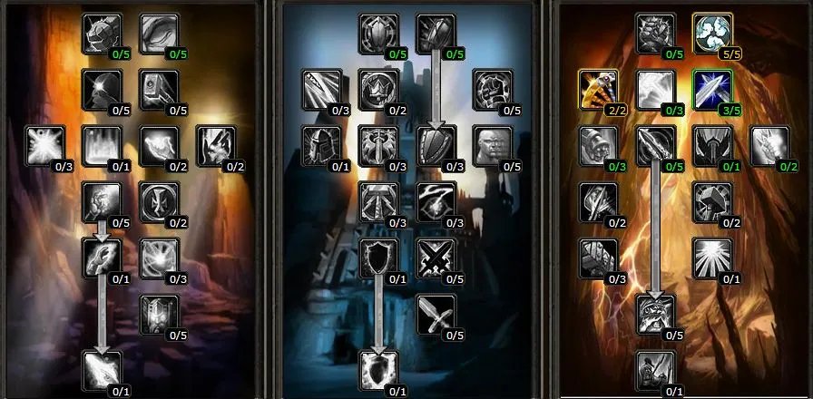 魔兽世界怀旧服骑士天赋