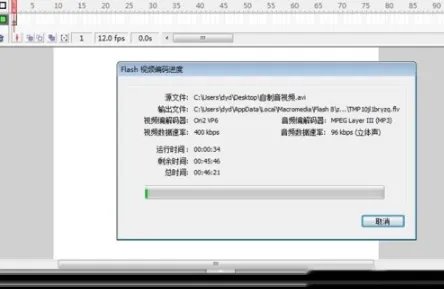 如何在FLASH中导入视频?