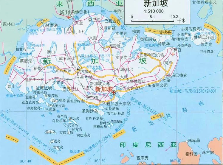 哪里有新加坡中文电子地图！~