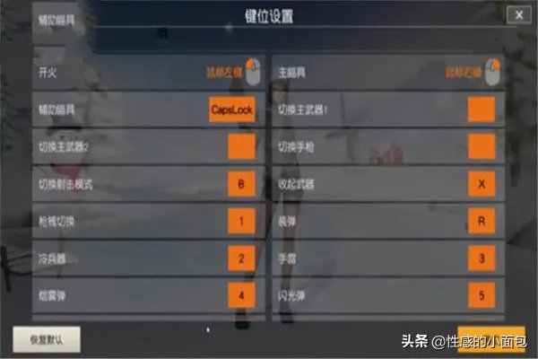 《荒野行动》pc版按键操作说明？