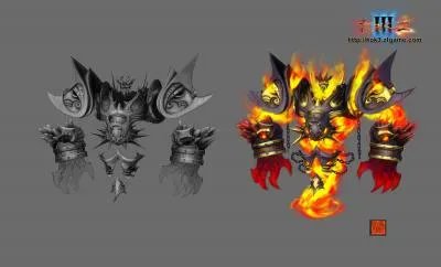 [原画]万王之王3 火神水神神像原画欣赏