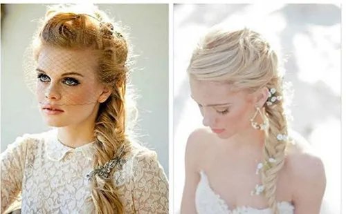 带刘海的新娘发型怎样盘好看 新娘发型欣赏