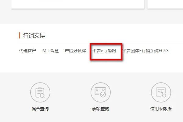 平安e行销网
