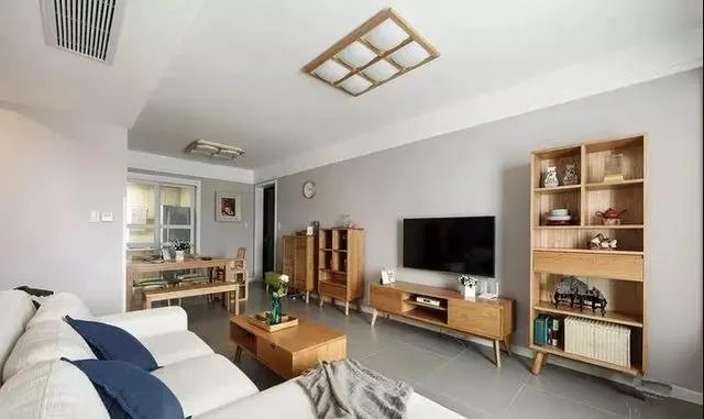 现代简约风格的电视背景墙！