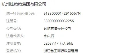 娃哈哈是上市公司吗?