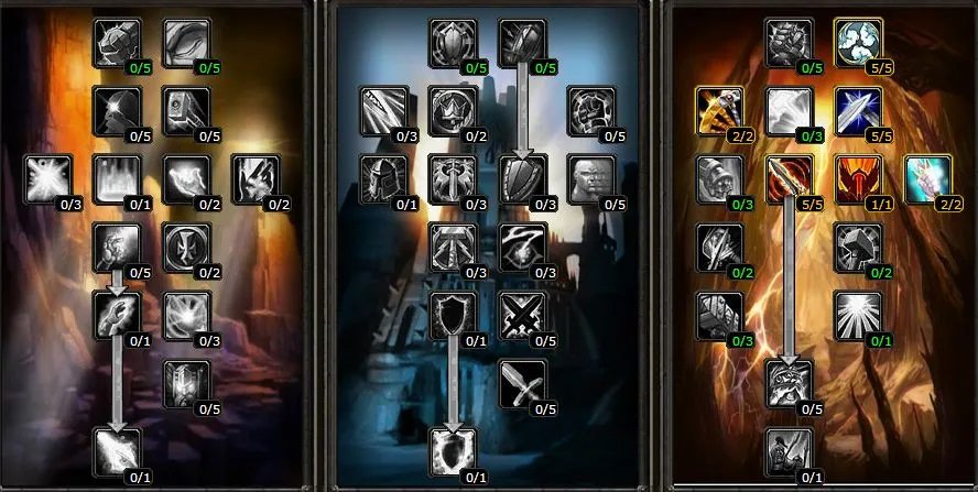 魔兽世界怀旧服骑士天赋