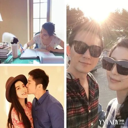 李晨晒出范冰冰素颜写字的照片细数娱乐圈的“炫妻狂魔”