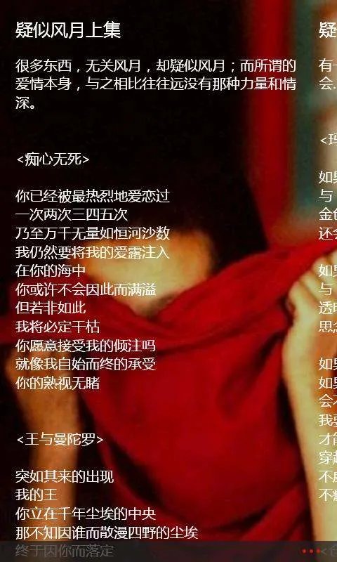 疑似风月集的内容简介