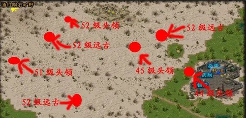 诺亚传说boss刷新坐标分布图