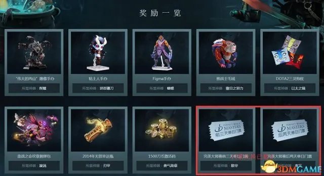 DOTA2完美大师赛主赛事赛程公布 11月22日巅峰对决