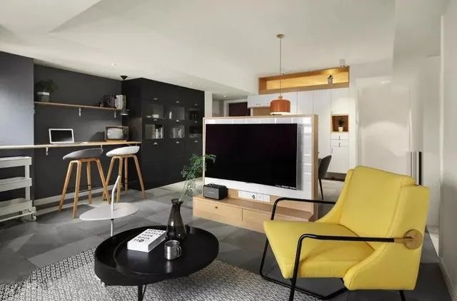 现代简约风格的电视背景墙！