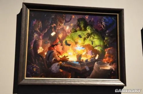 暴雪嘉年华2013：暴雪艺术画廊组图 原画、雕塑一应俱全