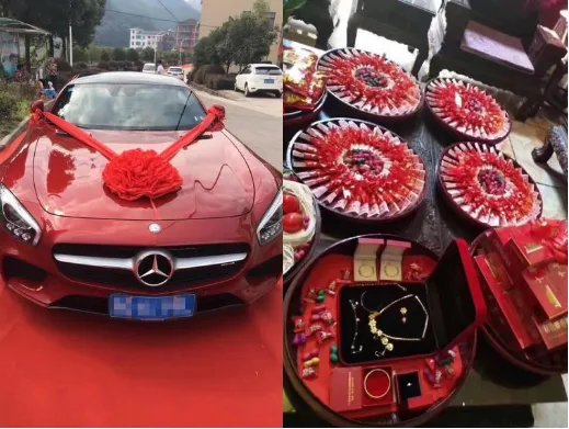 莆田华亭镇土豪嫁女，嫁妆达三千万！是不是太高调了？