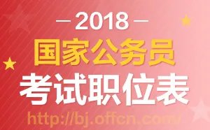 2018国考职位表：2018年国家公务员考试职位表(中央党群机关)