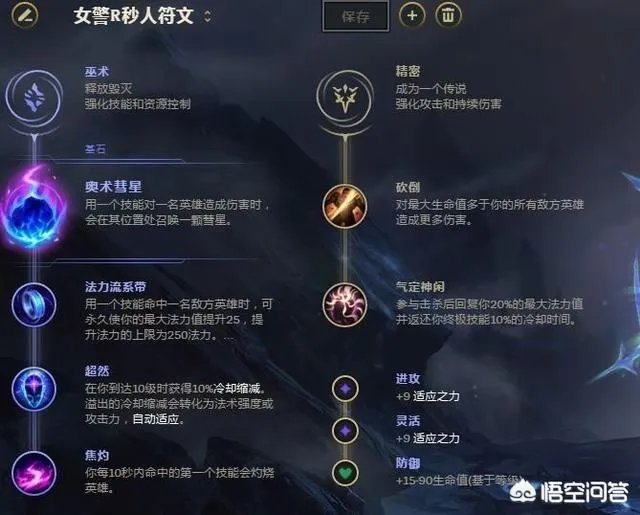 LOL皮城女警“一R秒人”，如何出装和搭配天赋？