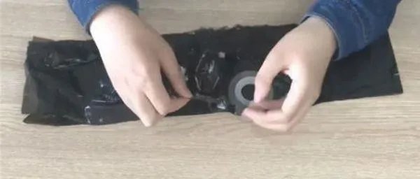 怎样用环保袋做衣服裙子图