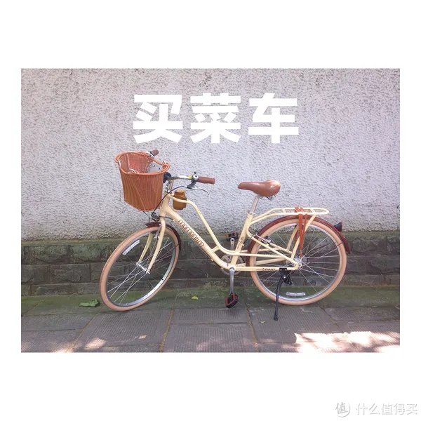 #本站首晒# 真正的买菜车！GIANT 捷安特 MOMENTUM 七速女式休闲自行车