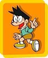 求一张哆啦A梦里面邪恶的小夫的图片