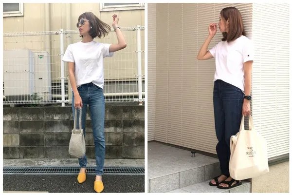 白色t恤怎么搭配 20款不重复白t恤穿搭