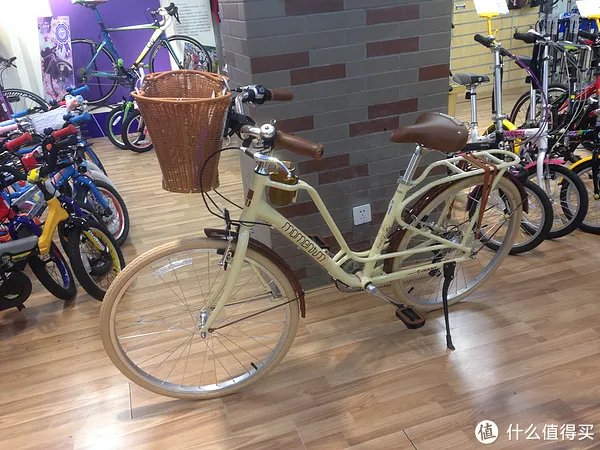 #本站首晒# 真正的买菜车！GIANT 捷安特 MOMENTUM 七速女式休闲自行车