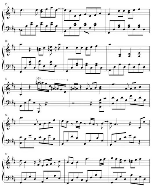 《散场的拥抱》倪安东钢琴谱