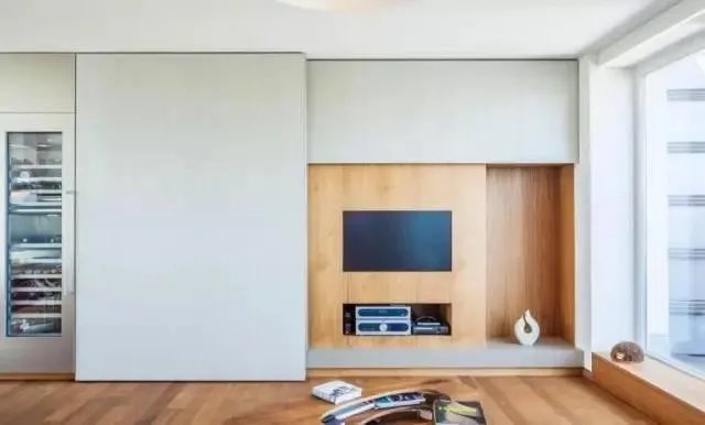 现代简约风格的电视背景墙！