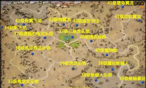 诺亚传说boss刷新坐标分布图