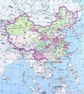 高分求中国竖版地图？