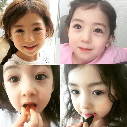 近日5岁混血模特走红 大眼甜美公主竟然年纪这么小
