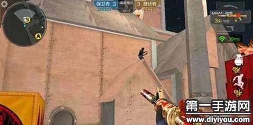 CF手游1种卡新年广场围墙BUG方法分享