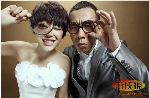 吴建豪结婚照曝光 盘点娱乐明星罕见搞怪婚纱照