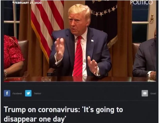 特朗普儿子说疫情11月会消失,一切都是拜登的谎言,你怎么看?