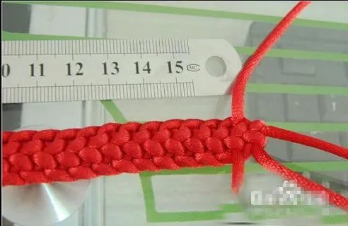 红绳手链编织,两根绳,求编法视频