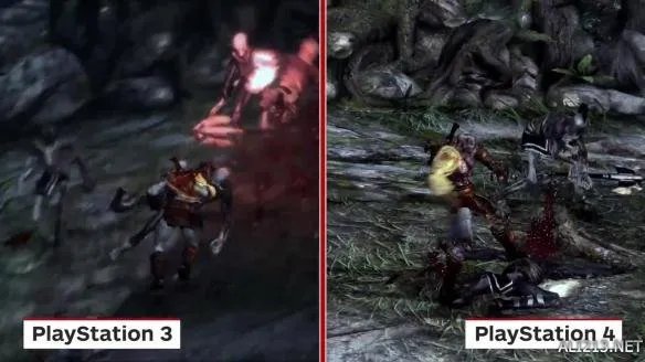差别好巨大啊！《战神3重制版》PS3/PS4画面对比