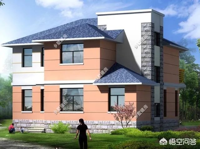 在农村盖占地90平米，二层小楼该怎么设计？