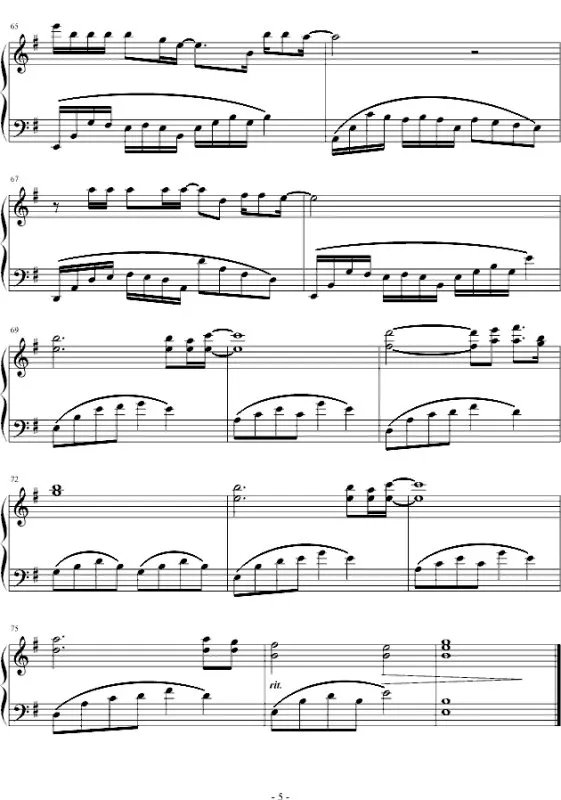 谁有《有没有人曾告诉你》的钢琴谱