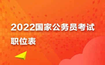 2022年国考职位表下载xls（中央招录职位一览表招录655个职位共1195人）