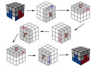 魔方第三层公式