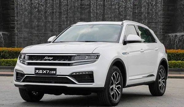 众泰汽车大迈x7价格,众泰新款suv大迈x7