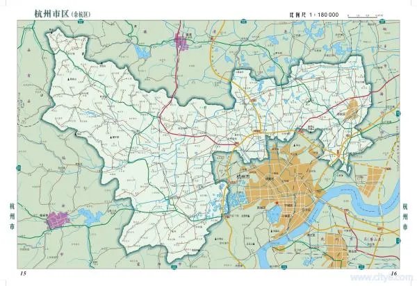 余杭区有几个镇