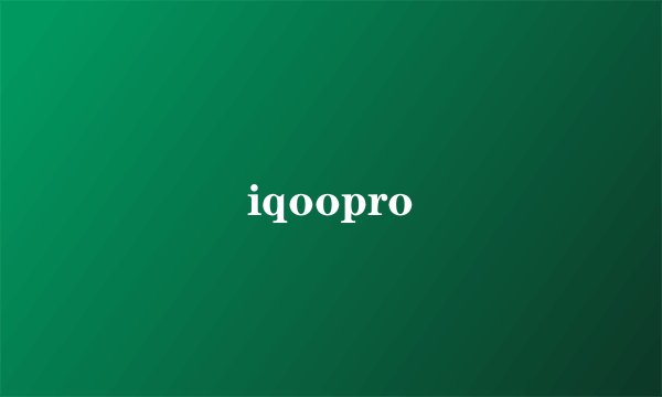 iqoopro