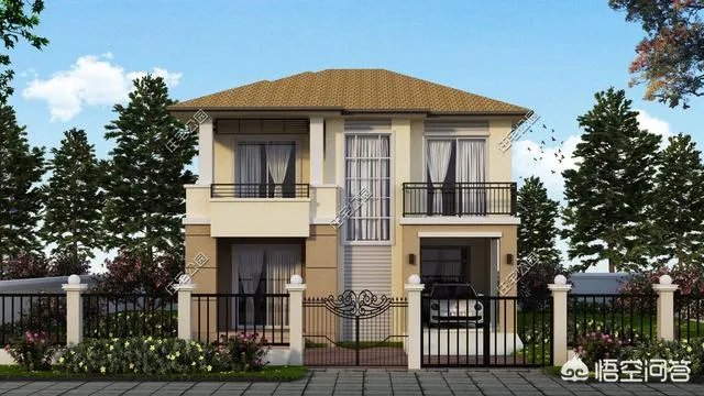 在农村盖占地90平米，二层小楼该怎么设计？